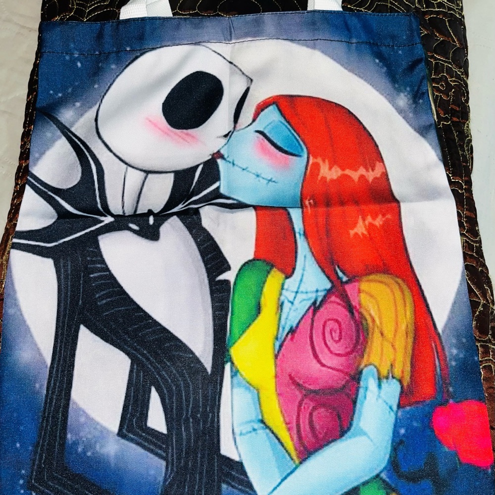 Brand New Canvas Tote bag of “The Nightmare before Christmas”.